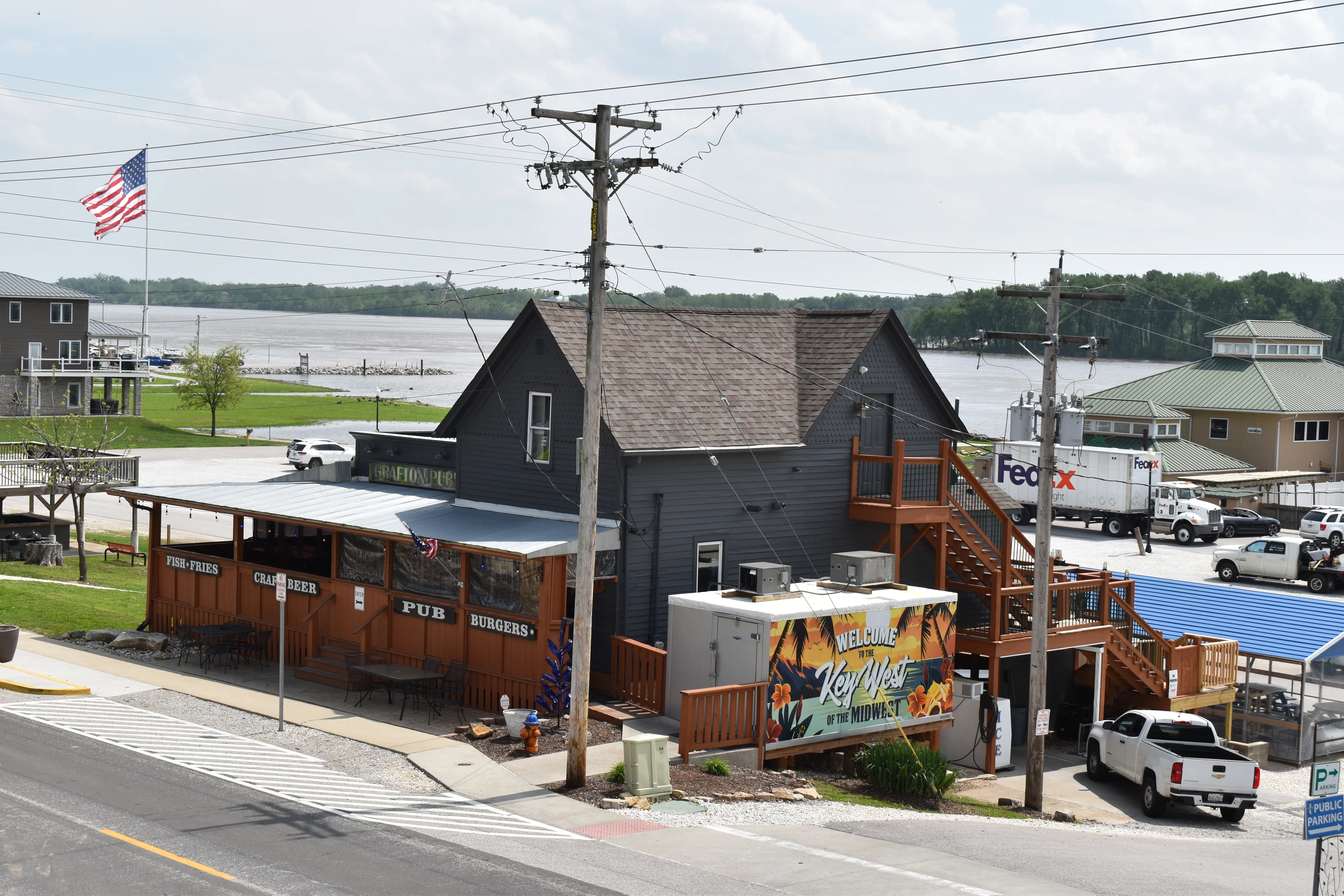 Grafton, Illinois river view