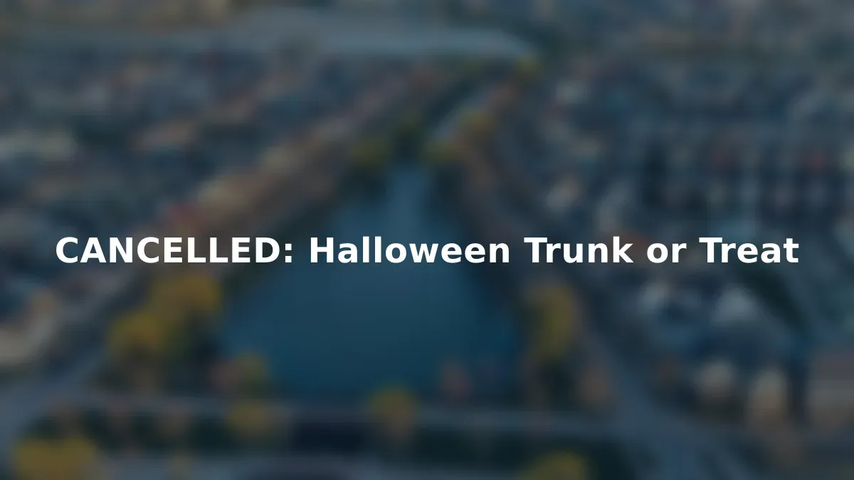CANCELLED: Halloween Trunk or Treat
