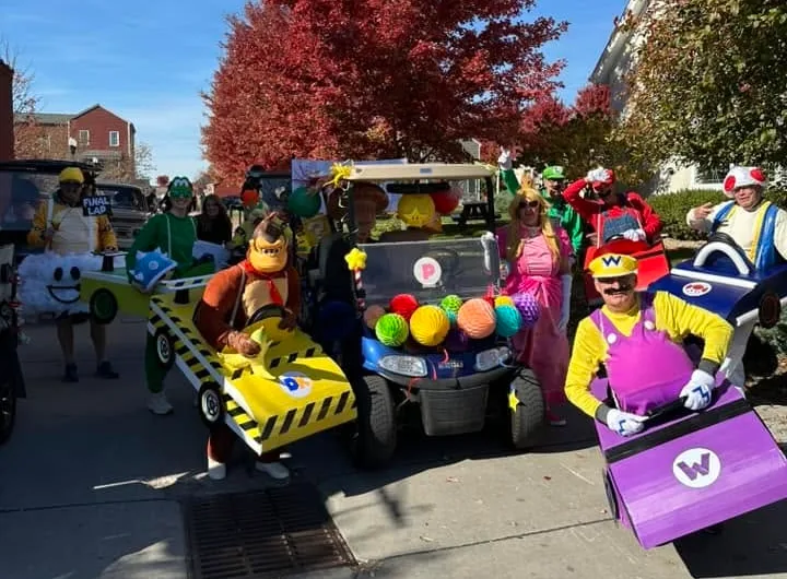 Halloween Golf Cart Parade