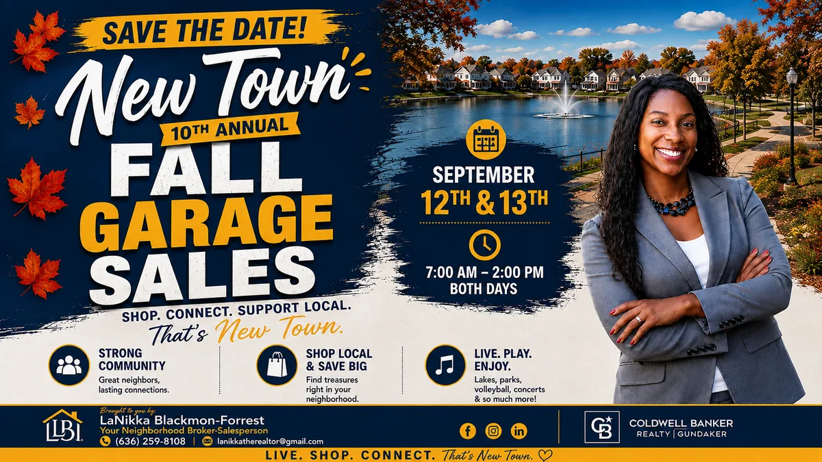 New Town 10th Annual Fall Garage Sales